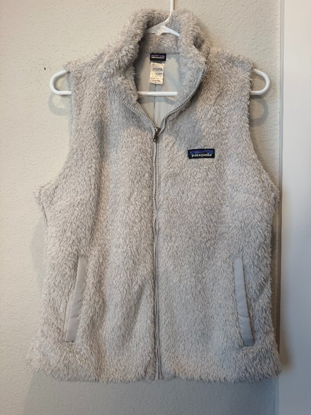 Patagonia Grey Sherpa Vest Size Large